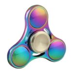 ספינר מתכת Fidget Spinner ספינר יוקרתי לא שביר מסתובב מעל 5 דקות