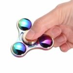 ספינר מתכת Fidget Spinner ספינר יוקרתי לא שביר מסתובב מעל 5 דקות