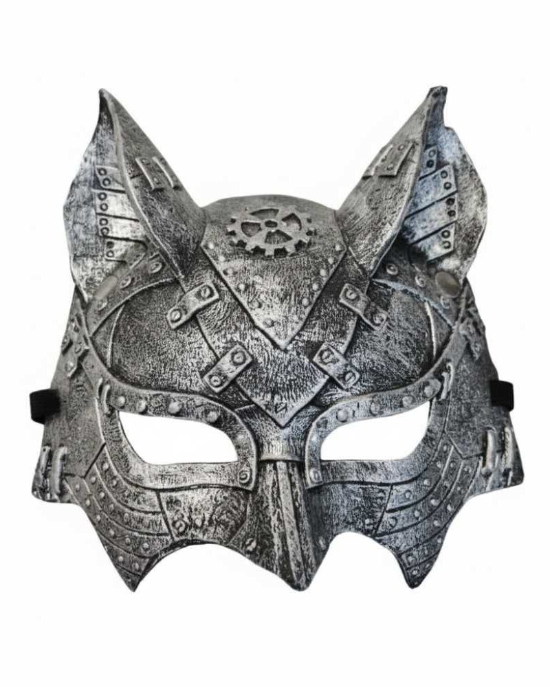 מסכת לוחם חתול PU מפוארת ⚔️😼