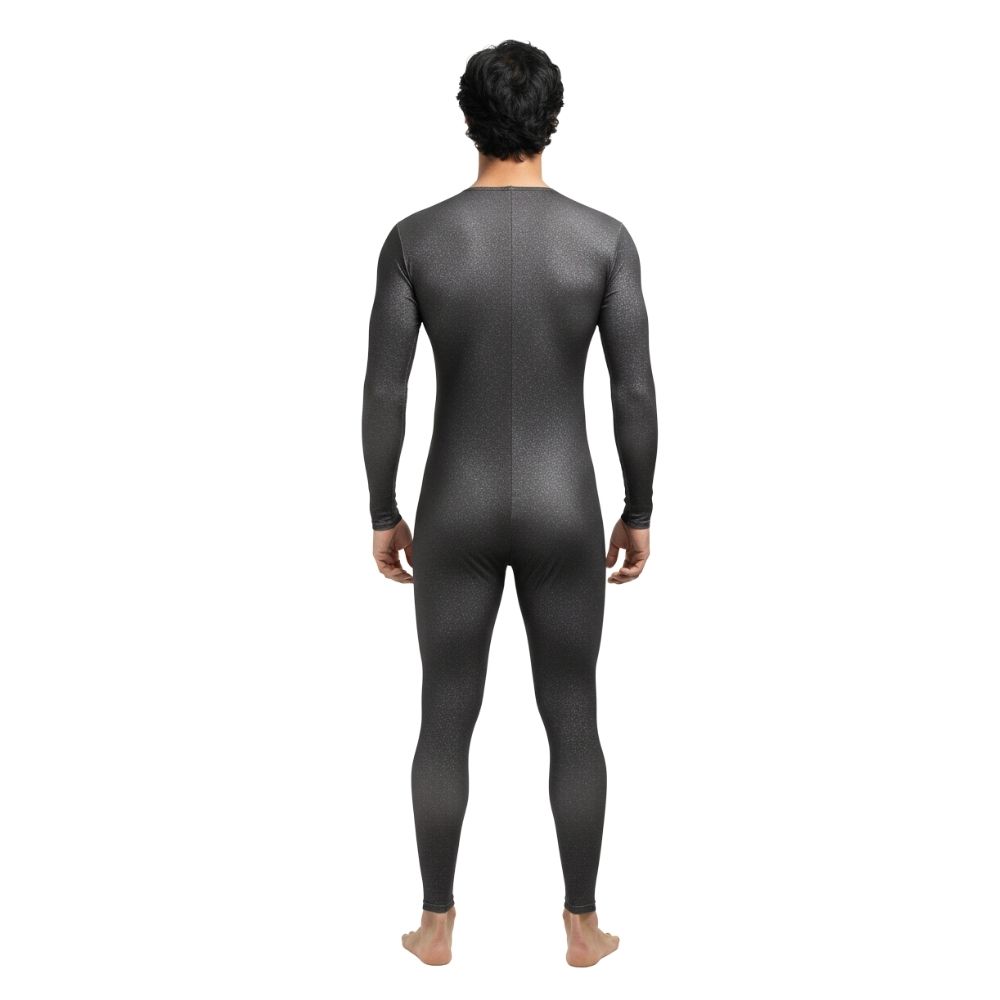 אוברול בסיס שחור עם הדפס שרירים