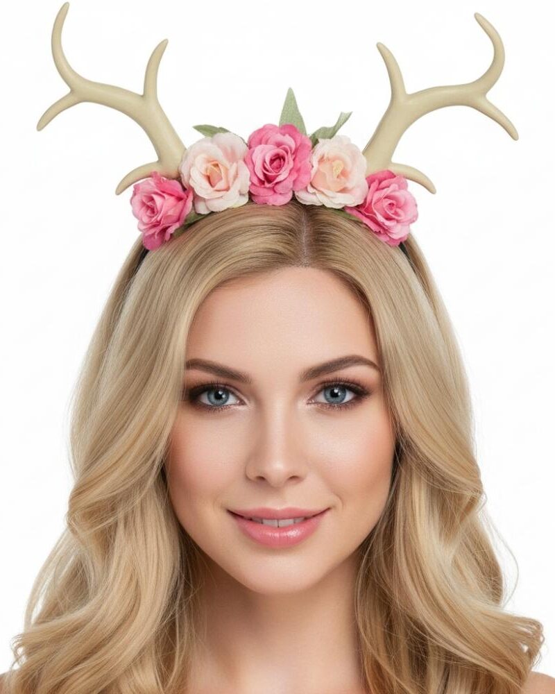 קשת אייל PU עם פרחים 🌸🦌