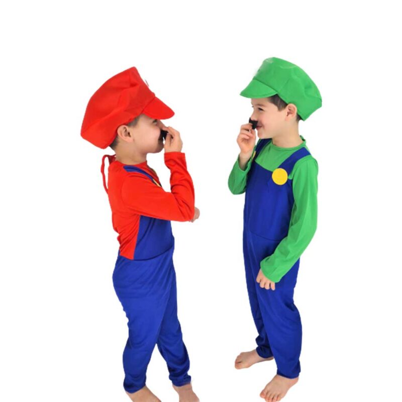 תחפושת האחים השרברבים אדום