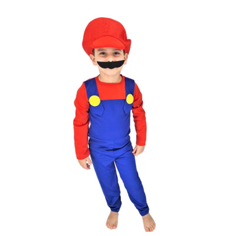 תחפושת האחים השרברבים אדום