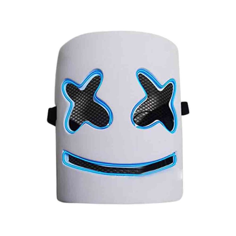 מסכת DJ Marshmello עם אורות לד