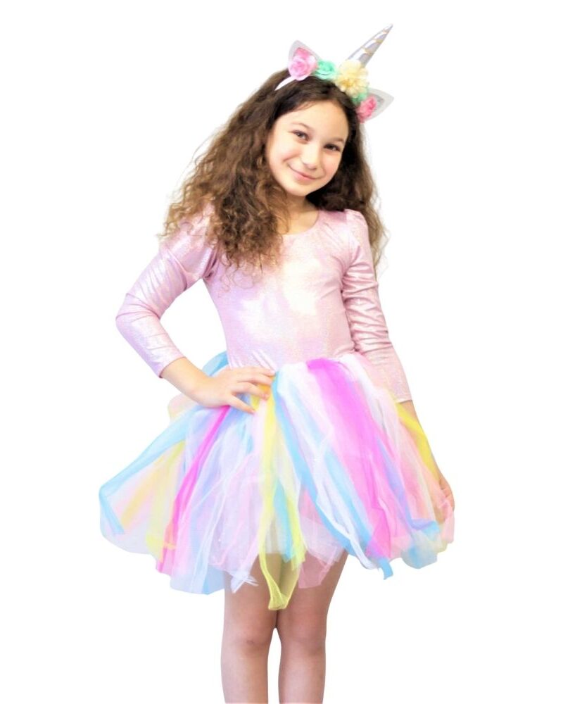 תחפושת חד קרן מעוצבת לילדות