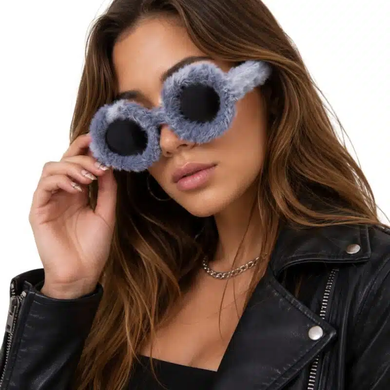 משקפי שמש עם פרווה