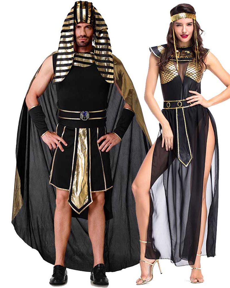 תחפושת זוגית מלכותית מצרית