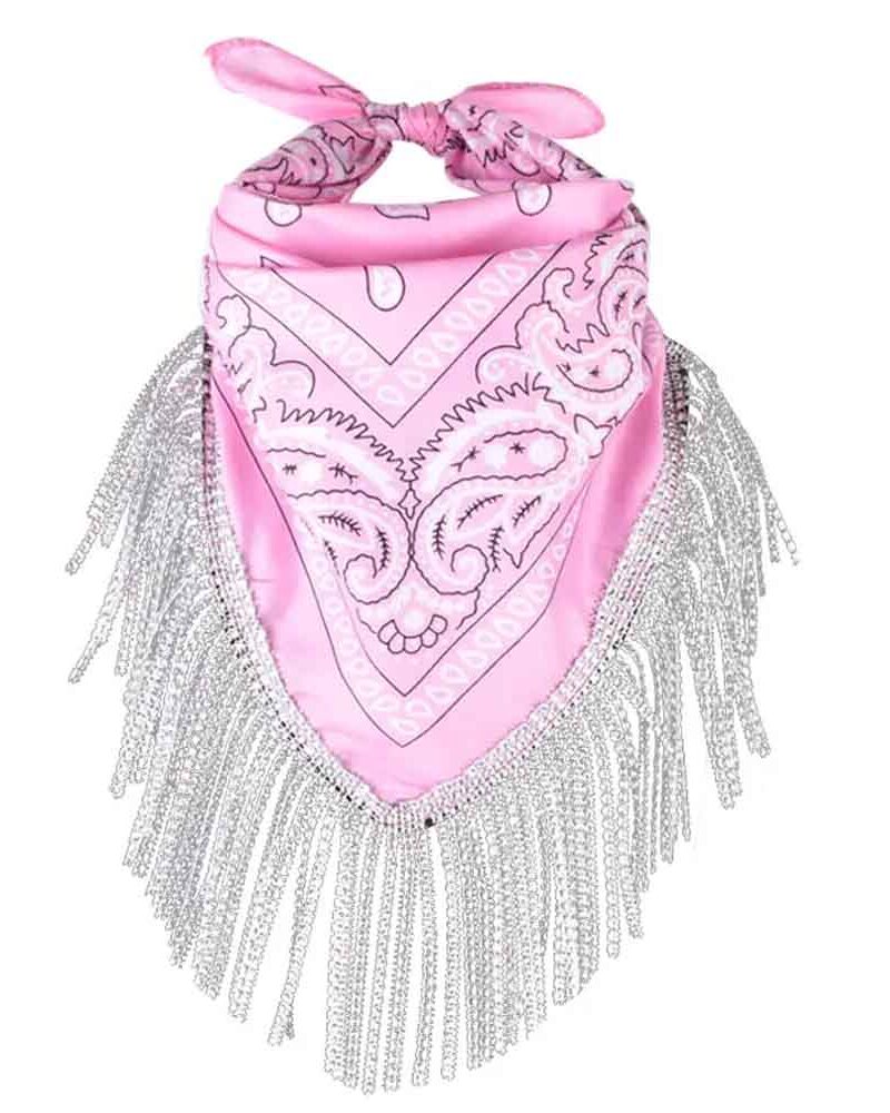 בנדנה פרנזים - ורוד