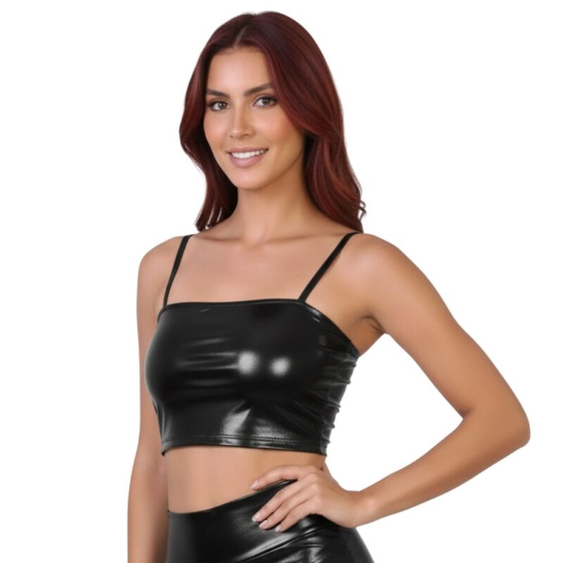 טופ קשירה מבריק תמונה 6