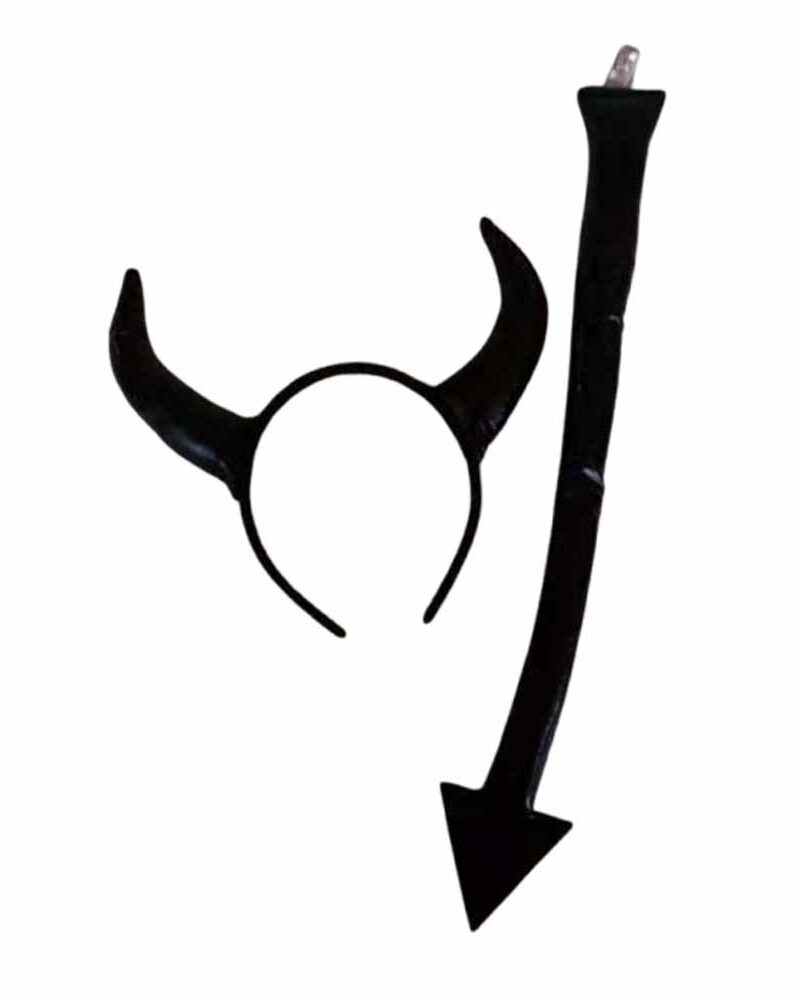 סט שטן אדום או שחור – התחפושת הקלאסית שחוזרת בענק 😈 - שחור