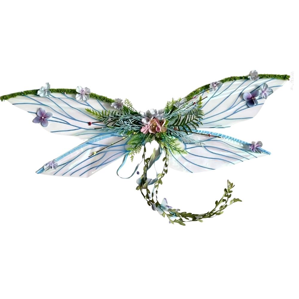 כנפיים פייה קסומות כחול ירוק