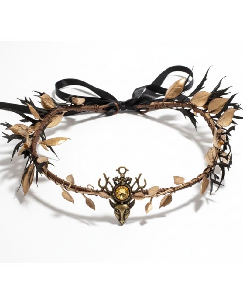 נזר מלכותי זהב שחור