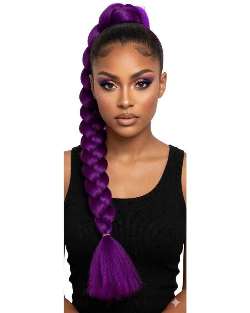 תוספת שיער בצמה קלועה עבה✨