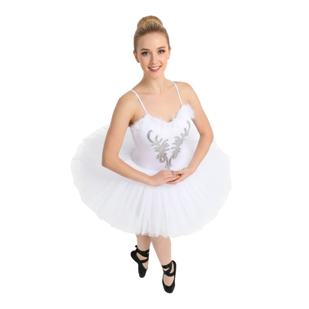 תחפושת בלרינה ברבור לבן 🤍מידה M