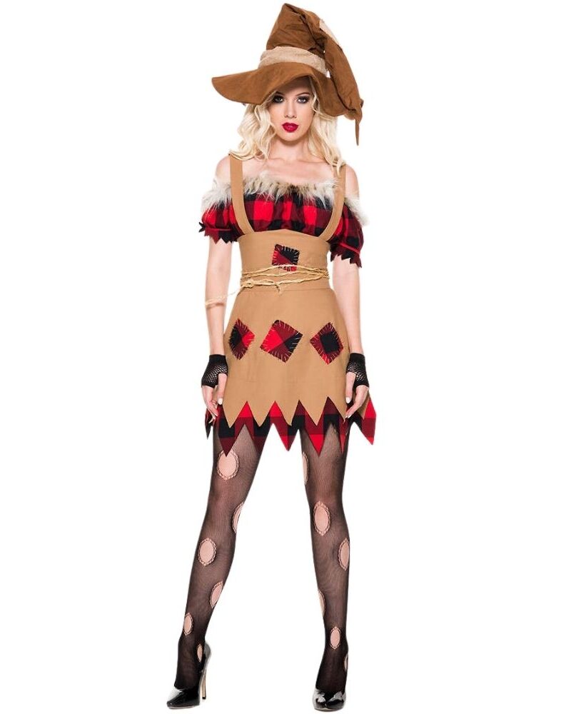 תחפושת דחלילה נשית בסגנון כפרי : מושלמת לפורים ולאירועי קונספט 🌾