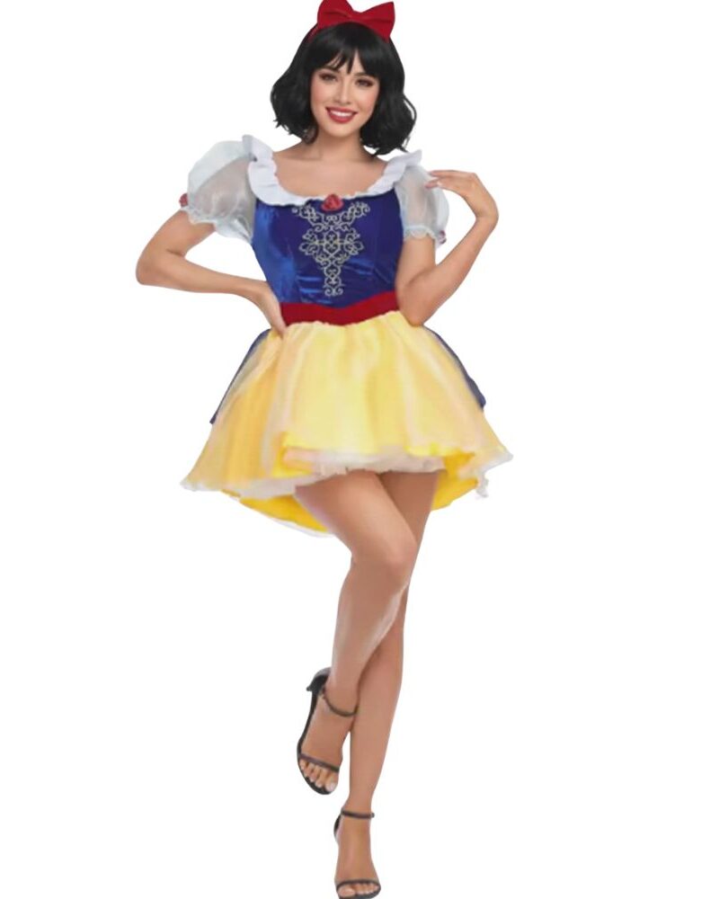 תחפושת נסיכה שלגיה קלאסית : פרימיום לנשים 🎀 מידה M