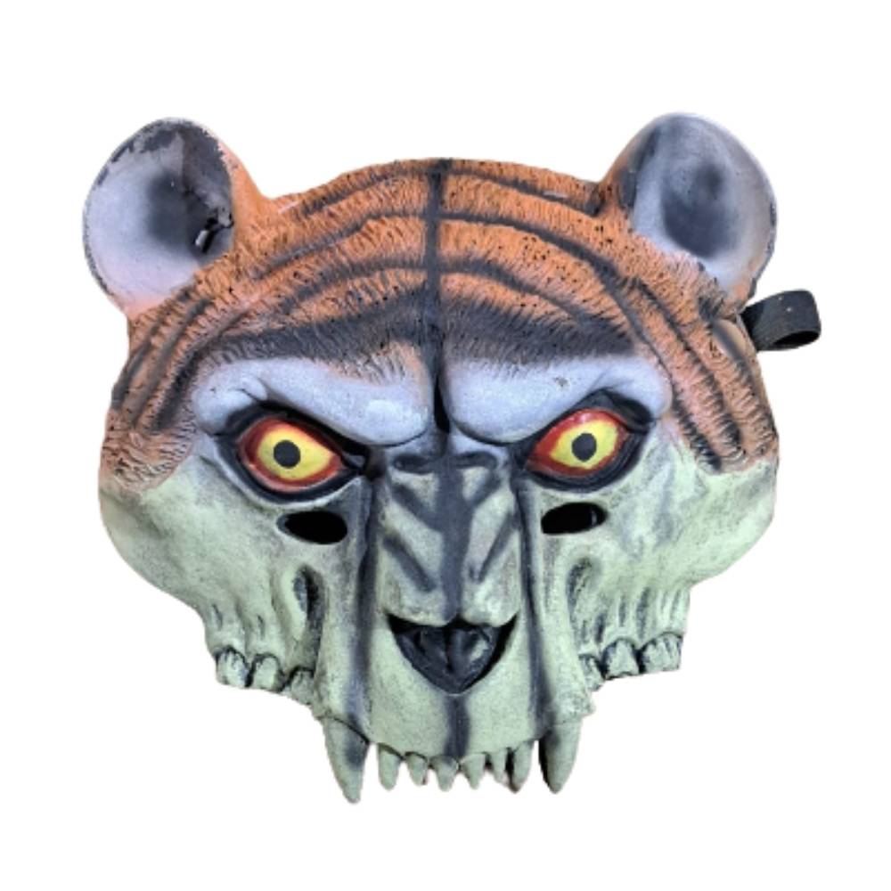 מסכת נמר אימתנית PU : מראה פראי ומצמרר לפורים והאלווין 🐯