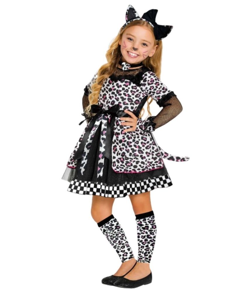 תחפושת חתלתולה רוקנרול לילדות : סט זוהר ומהפנט מבית RUBIES 🐾