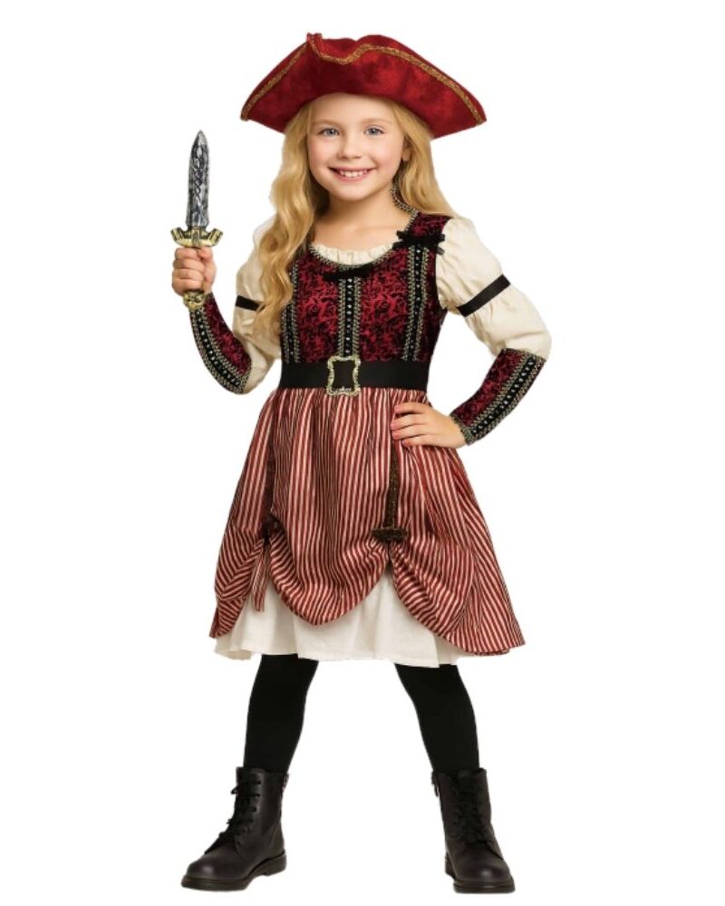 תחפושת מלכת הפיראטים לילדות ⚔️🏴‍☠️