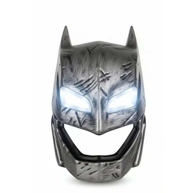 מסכת באטמן (Batman) מקורית לילדים עם אור : עיצוב קרב רשמי לגיבורים קטנים