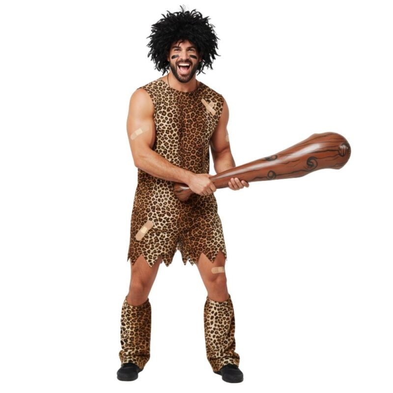 נבוט ענק מתנפח (90 ס"מ), אביזר מתאים לתחפושות אנשי מערות ומסיבות