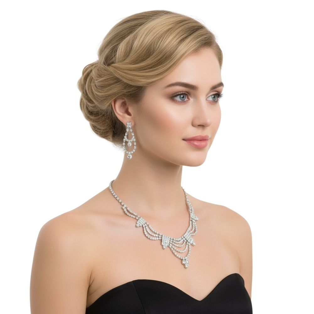 סט דמוי תכשיטי יוקרה - הטאץ' הנוצץ שמשדרג כל תחפושת