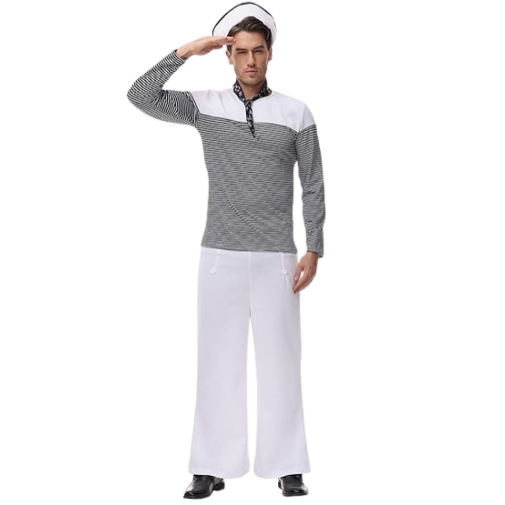 תחפושת מלח ים יוקרתית לגבר : המראה הקלאסי והכריזמטי המושלם