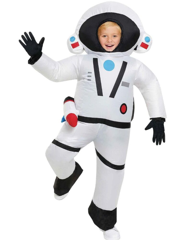 תחפושת אסטרונאוט מתנפח לילדים : גיל 6-8 👨‍🚀🚀